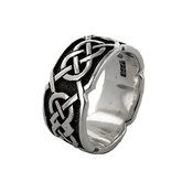 Celtic Kells Knotwork Sterling Silver Ring